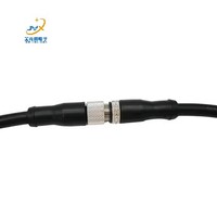 Câble connecteur M12, câble capteur M8, câble circulaire d'aviation étanche, faisceau de câblage industriel mâle-femelle