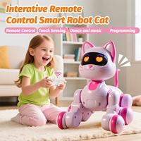 Juguete Robótico Interactivo de Plástico para Gatos, con Control Remoto Inteligente, para Niños, Programable, de Dibujos Animados, para Regalos