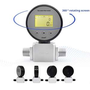 Ams2106デジタルマイクロガス質量流量計ステンレス鋼構造LCDディスプレイ圧縮空気485リモートトランスミッションOEM - Product Image 2