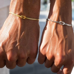 Pulsera de Acero Inoxidable Manna Impermeable con Diseño de Hueso de Serpiente para Niños, Parejas, <span class=keywords><strong>Amistad</strong></span>, Día de San Valentín, para Regalo - Product Image 1