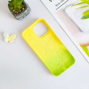 Bướm Kim Cương 3D Sang Trọng Long Lanh TPU Thiết Kế Mới <span class=keywords><strong>Silicone</strong></span> Bling Mềm Gradient Cô Gái Chống Sốc Màu Sắc Thời Trang Điện Thoại Di Động Trường Hợp - Product Image 3