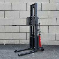 Chariot élévateur manuel et électrique à fourche pour palettes, livraison rapide, 1 tonne, 1,5 tonne, 2 tonnes, 3 tonnes, idéal pour les petits espaces