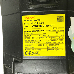 FANUC A06B-0235-B705 # Motor Servo AC S037 en Stock Plc - Product Image 2