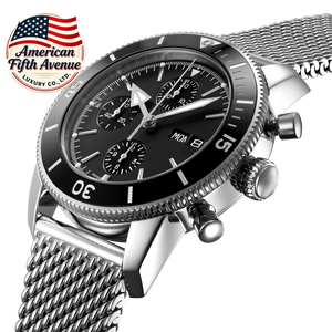 Reloj de buceo mecánico automático de la serie Super Ocean Culture de 7A para hombre, con tres esferas integradas, estilo Breitling. - Product Image 3