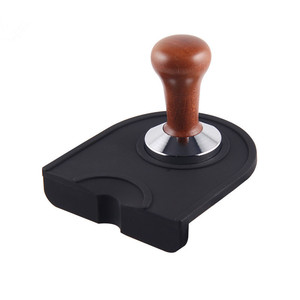 2024 Top Seller Coffee Tamper 51MM Base de acero inoxidable Mango de madera Herramienta de mango de espresso - Product Image 2