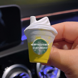 <span class=keywords><strong>D</strong></span>ésodorisant Voiture Clip de Ventilation Artisanal Parfum Café <span class=keywords><strong>Glace</strong></span> <span class=keywords><strong>D</strong></span>écoration Intérieure Diffuseur Voiture Rechargeable Frappuccino - Product Image 4