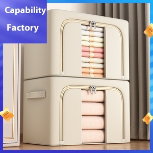 Công suất lớn gấp collating hộp lưu trữ cho hộ gia đình hiện đại vải bainer hộp cho Đặc biệt áo khoác Quilt quần áo lưu trữ - Product Image 2