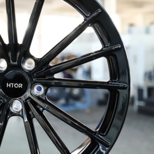 Rines Negros Forjados HTOR Personalizados de 18, 19 y 20 Pulgadas 5x114.3 para Autos de Alto Rendimiento, Compatibles con ZK 007, NIO ET5, <span class=keywords><strong>MI</strong></span> SU7, <span class=keywords><strong>XP</strong></span> P7 - Product Image 5