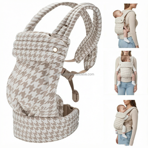 Tissu en lin, coton et Tencel teint en fil à motif <span class=keywords><strong>damier</strong></span>, haute résistance au soleil, sergé large pour porte-bébé portable et réglable - Product Image 3