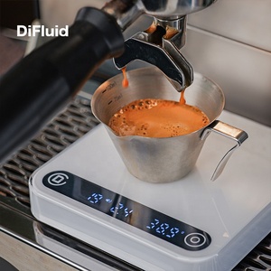 डिफ्फ्लूइड पेशेवर माइक्रोबैलेंस सफेद स्मार्ट कॉफी ब्रूइंग स्केल के लिए टाइमर ऐप नियंत्रण के साथ डिजिटल कॉफी स्केल - Product Image 2