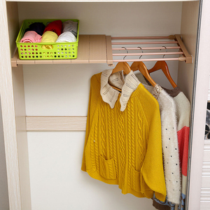 Organizador de Armario Ajustable, <span class=keywords><strong>Estante</strong></span> de Almacenamiento, Estantes Decorativos para Armario Montados en la <span class=keywords><strong>Pared</strong></span>, Soportes para Gabinetes - Product Image 4
