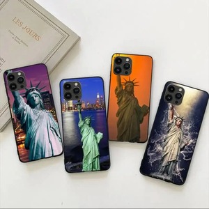 Funda de teléfono móvil USA Eagle Star Flag Lady <span class=keywords><strong>Liberty</strong></span> para Iphone 17 17pro 17promax <span class=keywords><strong>Air</strong></span> 16 15 14 13 12 <span class=keywords><strong>Pro</strong></span> Max Plus Cell Tpu Cover - Product Image 3