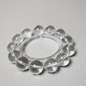 Bán Buôn Giá Pha Lê Thủ Công Mỹ Nghệ Chữa Bệnh Tự Nhiên Đá Thời Trang <span class=keywords><strong>Bangle</strong></span> Đính Cườm Đá Quý Tinh Thể Màu Trắng Vòng Đeo Tay 12Mm Cho Quà Tặng - Product Image 5