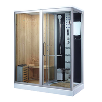 Sauna Inframerah dengan Terapi Cahaya Merah Ruang Sauna Uap untuk Rumah Sauna Kayu Dalam Ruangan dengan Kabin Mandi