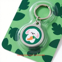 Emballage de porte-clés NFC personnalisé Étiquettes d'identification pour animaux de compagnie Chien chat Blister Souvenir Cadeaux Capsule Carte à clapet