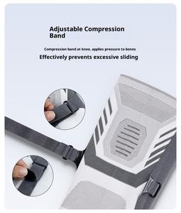 Genouillères de compression sportives en gros pour hommes et femmes, soutien élastique pressurisé pour la gym, le fitness, le volleyball, genouillère orthopédique - Product Image 5