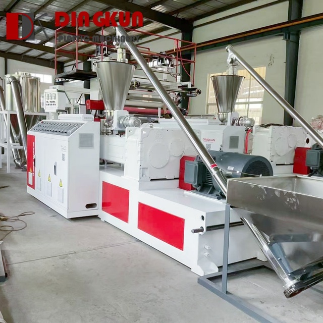 WPC Pellet PE Granules Making Machine  Pelletizing Line Plastic Recycling Machine