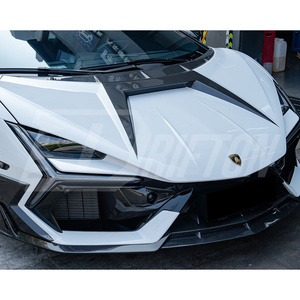 ชุดแต่งสปอยเลอร์กันชนหน้าคาร์บอนไฟเบอร์แบบมองเห็นได้ MSY Style Revuelto สำหรับชุดแต่ง Lamborghini Revuelto - Product Image 3