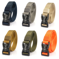 Mode 2.5cm femmes élastique ceinture extensible pour jean pantalon femmes Web Nylon ceinture décontractée