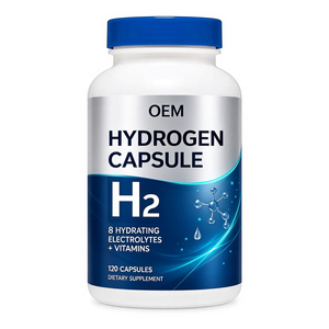 Capsules d'hydrogène OEM Technologie H₂ avec 8 électrolytes hydratants et vitamines pour l'hydratation et le soutien énergétique, 120 capsules - Product Image 1