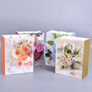 Wholesale Customized Logo Luxury Fashion Gift Jewelry Clothing Perfume Shoes <b>Socks</b> Recyclable Art Shopping Coated Packaging Bag - Product Image 6