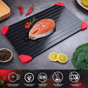 Bandeja de Descongelación de Aluminio para Carne Congelada con Placa de Descongelación Súper Rápida para Pollo y Pescado que Descongela la Carne Congelada - Product Image 2
