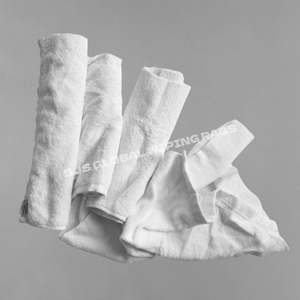 Chiffons de nettoyage de qualité supérieure, chiffons de nettoyage recyclables, chiffons en coton blanc, chiffons en coton 100% pour le nettoyage industriel - Product Image 1