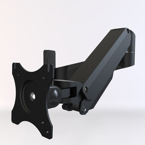 Bán buôn mới 2-Phần khí mùa xuân màn hình cánh tay nặng nhiệm vụ 15kg Công suất treo tường Màn hình <span class=keywords><strong>LCD</strong></span> gắn kết màu đen - Product Image 3