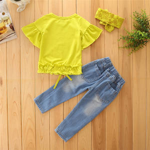 Ropa de Moda para Niñas, Diseño Nuevo 2021, Alta Calidad, Boutique de Ropa Infantil, 2 Piezas, Venta al por Mayor / Ropa para Bebés - Product Image 3