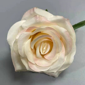 All'ingrosso teste di fiori di seta rosso bianco <span class=keywords><strong>rose</strong></span> testa fiore artificiale alla rinfusa fiore fiore per decorazioni di nozze - Product Image 6