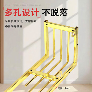 Estructura para Muebles E040, Soporte de Sofá de Metal Dorado, Diseño Contemporáneo, Duradero - Product Image 4