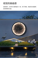Applique murale LED Moon Dimmable Round 3D Moon Lamp Bedroom Night Light Wall Decor Lamps Indoor Light Modern LED Moon Wall Lamps