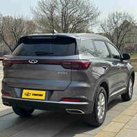 Chery Tiggo 7 2024 SUV d'occasion automatique, conduite à gauche, CVT, 5 places, compact, faible kilométrage, sièges en cuir, turbo, jantes R17, couleur foncée