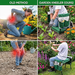 Sunsbuild Multifunctional <b>Garden</b> Kneeler and Seat, Foldable Portable Gardening Stool <b>Bench</b> - Product Image 5
