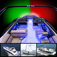 Feux de navigation de bateau à LED 12V Lampes à arc rouges et vertes Fournitures marines