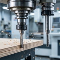 BoMeiJK ODM OEM Fraise à rainurer TCT à 3 dents à rupture rapide des copeaux, haute efficacité, pour le travail du bois