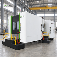 Machine à percer et à fraiser horizontale robuste DHM63S, broche simple BT50, déplacement de table 630x1050x1000mm, haute précision FANUC