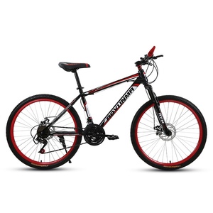 Vélo de montagne Aoyunma en acier à haute teneur en carbone, frein à disque double, absorption des chocs, cadre souple, capacité de charge de 120 kg, pour hommes adultes - Product Image 4