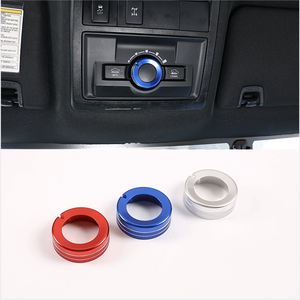 LUMA Factory Wholesale Solid Aluminum Overhead Reading Lamp Knob Ring Cover Trim for 2016-2023 Pickup Truck - Product Image 2