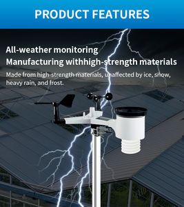 외부 기상 센서 농업 분야가있는 4G 플랫폼 무선 완전 산업용 태양 기상 모니터링 스테이션 - Product Image 2