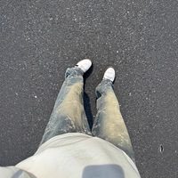 Jean en denim pour homme, coupe ample, avec détails de couture robotisés, fournisseur Android