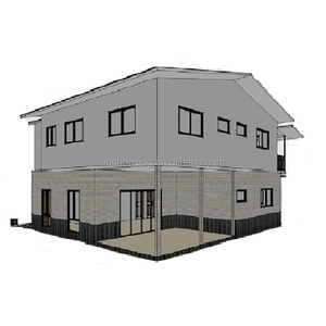 Nouvelle maison préfabriquée de style moderne et concis, nouvelle conception, maison en béton bon marché à 2 chambres, petite maison de vacances - Product Image 1