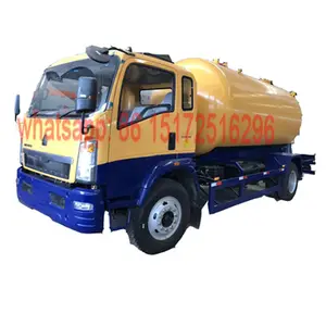 אירו III SINOTRUK HOWO גפ"מ משאיות dispenser 6cbm נייד גפ"מ גז מתקן משאית מיני גפ"מ מילוי משאיות עם מתקן