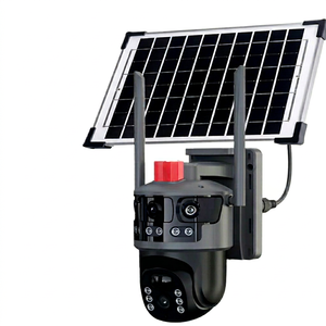 V380Pro 4Lens 3Screen 12MP IP Outdoor Cameras <b>360</b> Video Surveillance Wireless PTZ CCTV Solar 4G Sim Card <b>Camera</b> <b>Security</b> Wifi 4K - Product Image 1