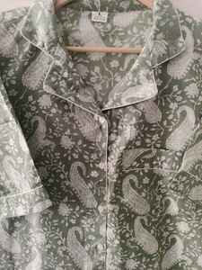 Nouveauté Ensemble de pyjama en coton imprimé tissé élégant pour femmes 100% coton été printemps luxe - Product Image 3