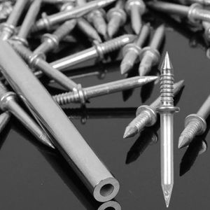 Стальные гвозди из углеродистой стали для бесшовной установки плинтуса, высокопрочные односторонние двухсторонние немаркировочные гвозди - Product Image 5