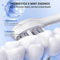 Pasta de dientes blanca instantánea para adultos de alta calidad MULAN con enzima probiótica antipolillas y eliminador de mal aliento