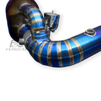Sistem Knalpot Catback Titanium Alloy OEM/ODM untuk Porsche 911 991.2 Carrera 3.0T 2016-2017, Peredam Suara Performa Tinggi, Pas Presisi OEM 1:1