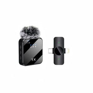 F12 <b>Wireless</b> Lavalier <b>Microphone</b> 3 In 1 Noise Reduction Outdoor Live Streaming External <b>Microphone</b> - Product Image 2