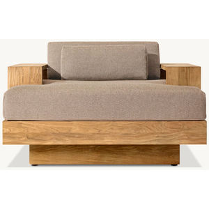 Sillón Moderno de Madera Maciza para Exteriores, Juego de Muebles de Patio, Sofá de Jardín Personalizado, Venta al Por Mayor - Product Image 6